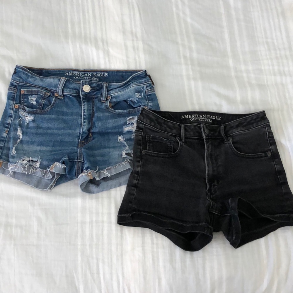American Eagle High-Waisted Super Stretch shorts